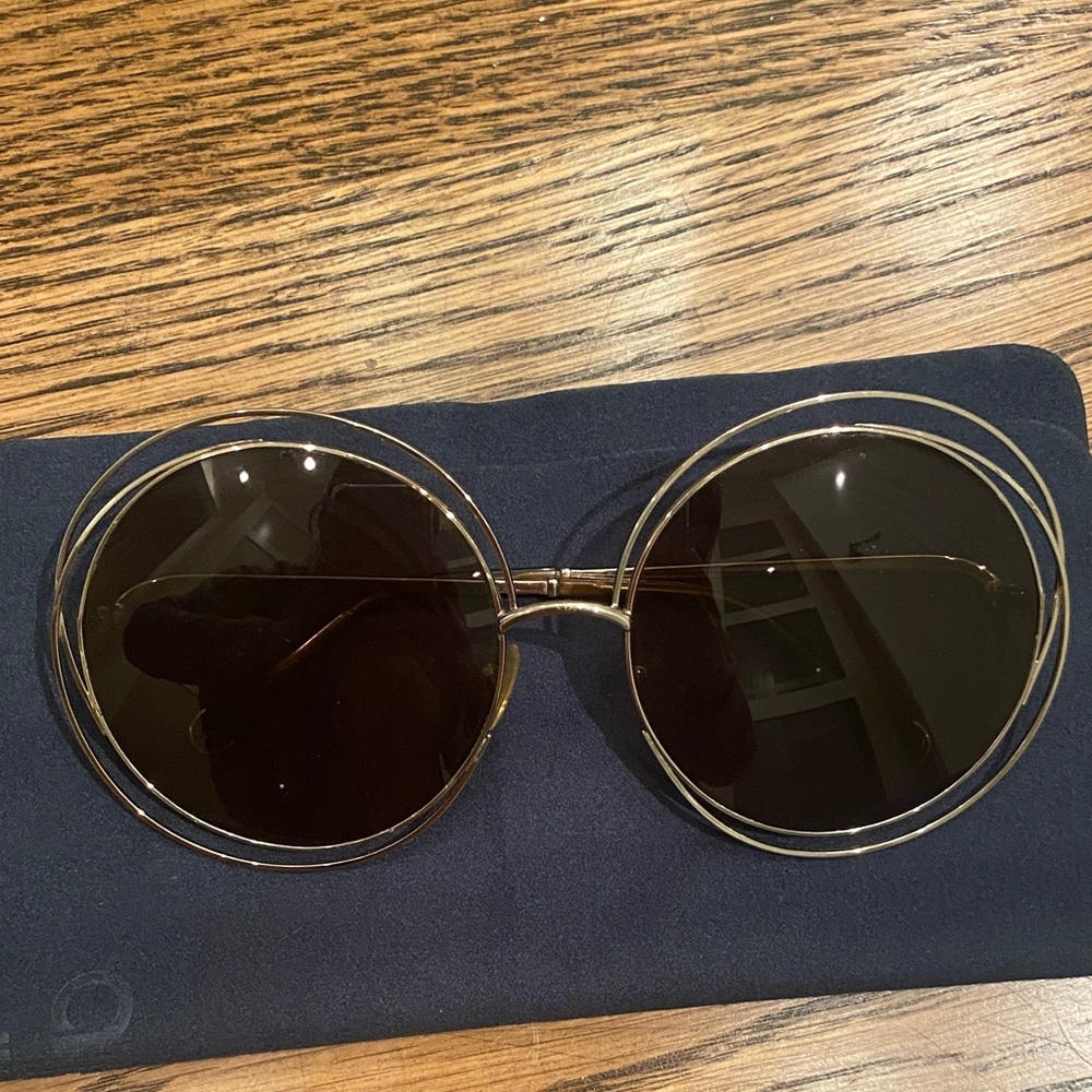 Chloe Elegant Round Sunglasses